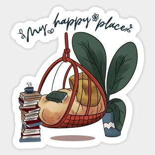 My happy place Sticker